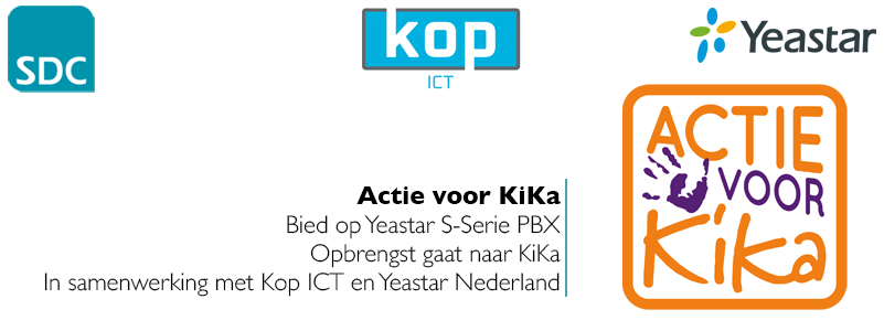 Actie voor KiKa met Yeastar en Kop ICT