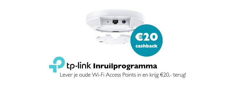 €20,- cashback met het TP-Link inruilprogramma