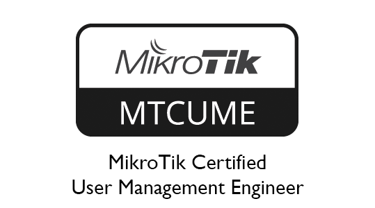 MTCUME - MikroTik Certified User Management Engineer